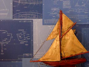 Hackett London - Yacht Blueprint Wallcovering